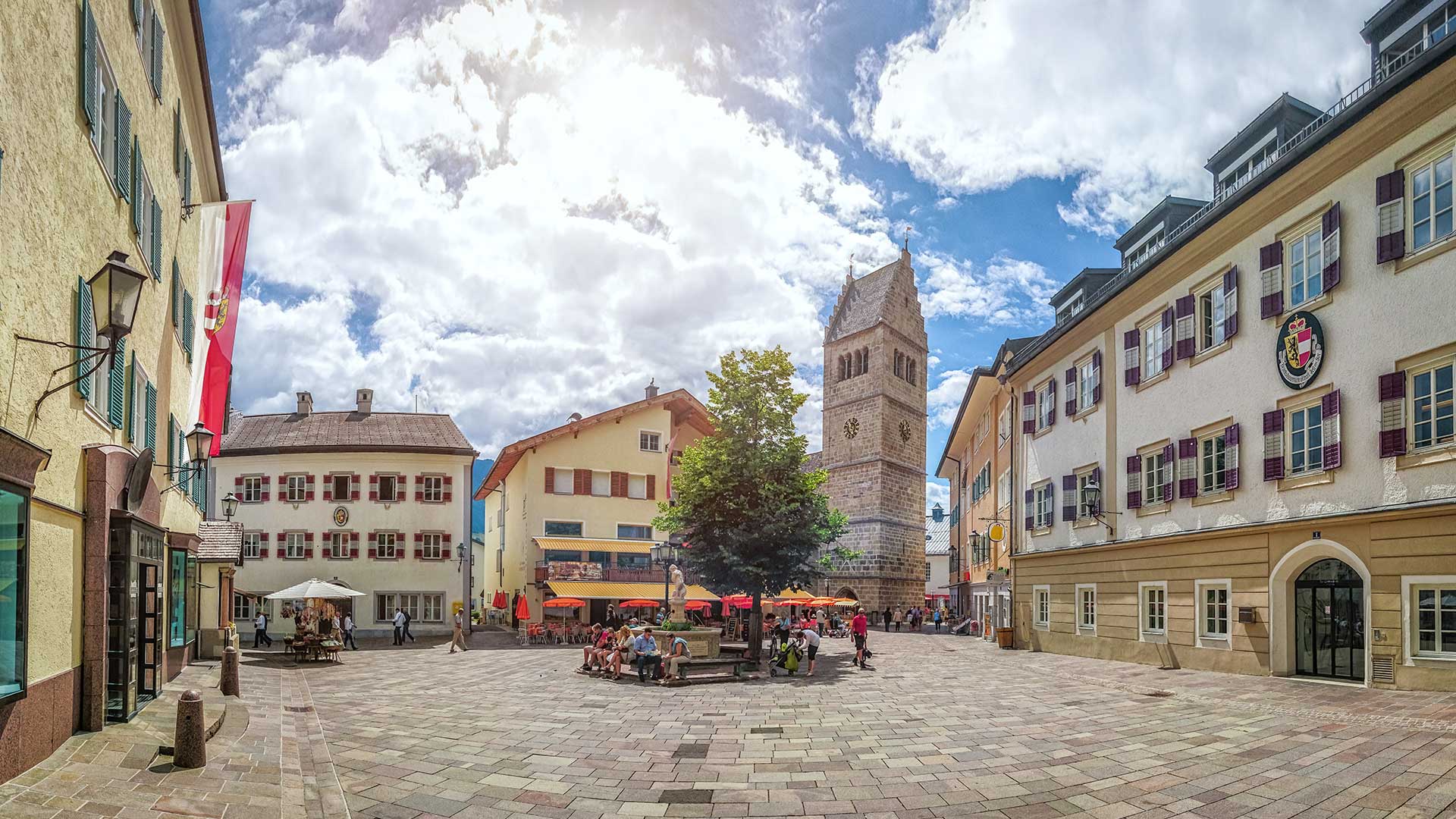 Town square in Zell Am See
