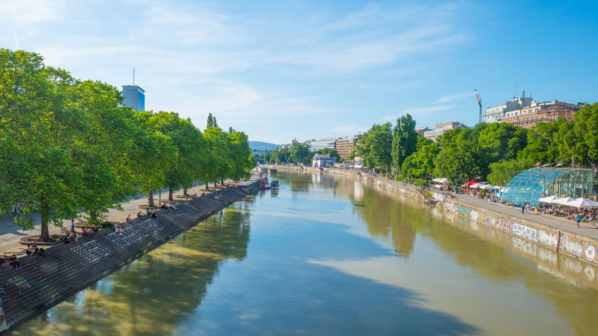 Danube canal in Vienna