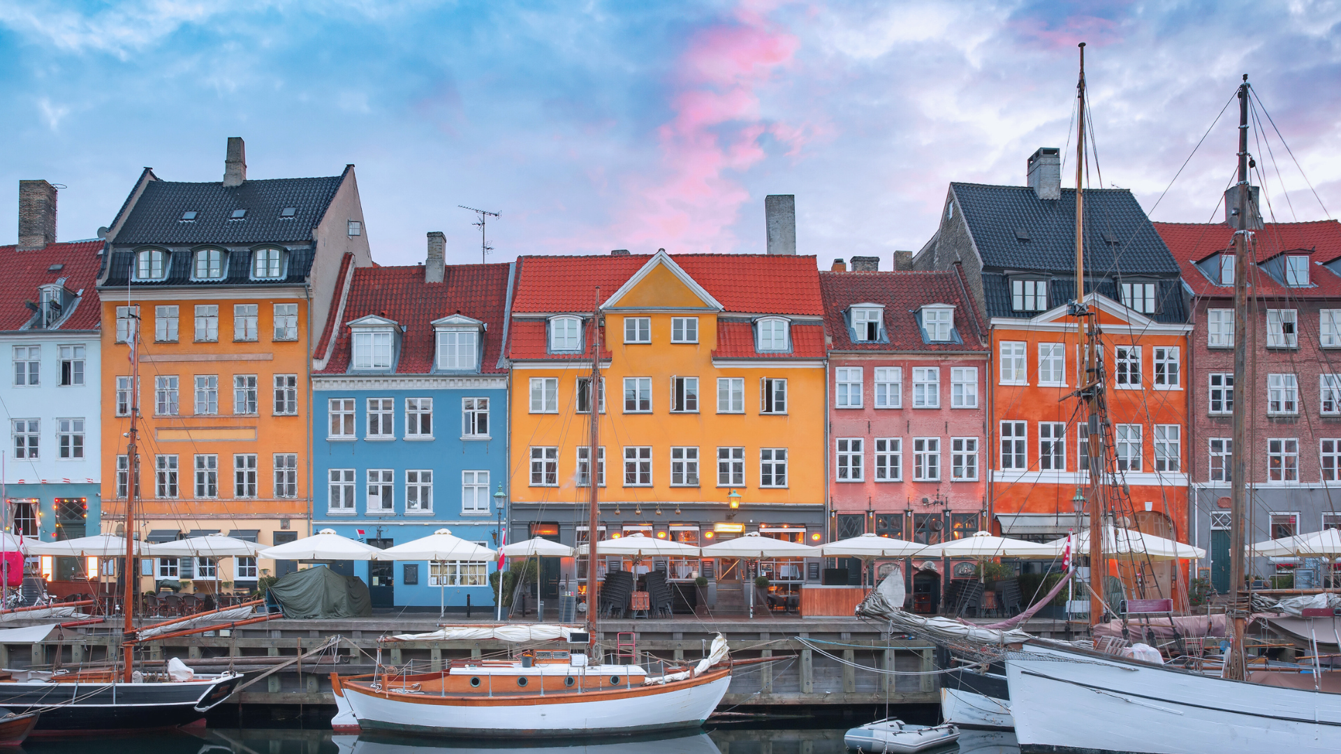 Nyhavn in Copenhagen, Denmark