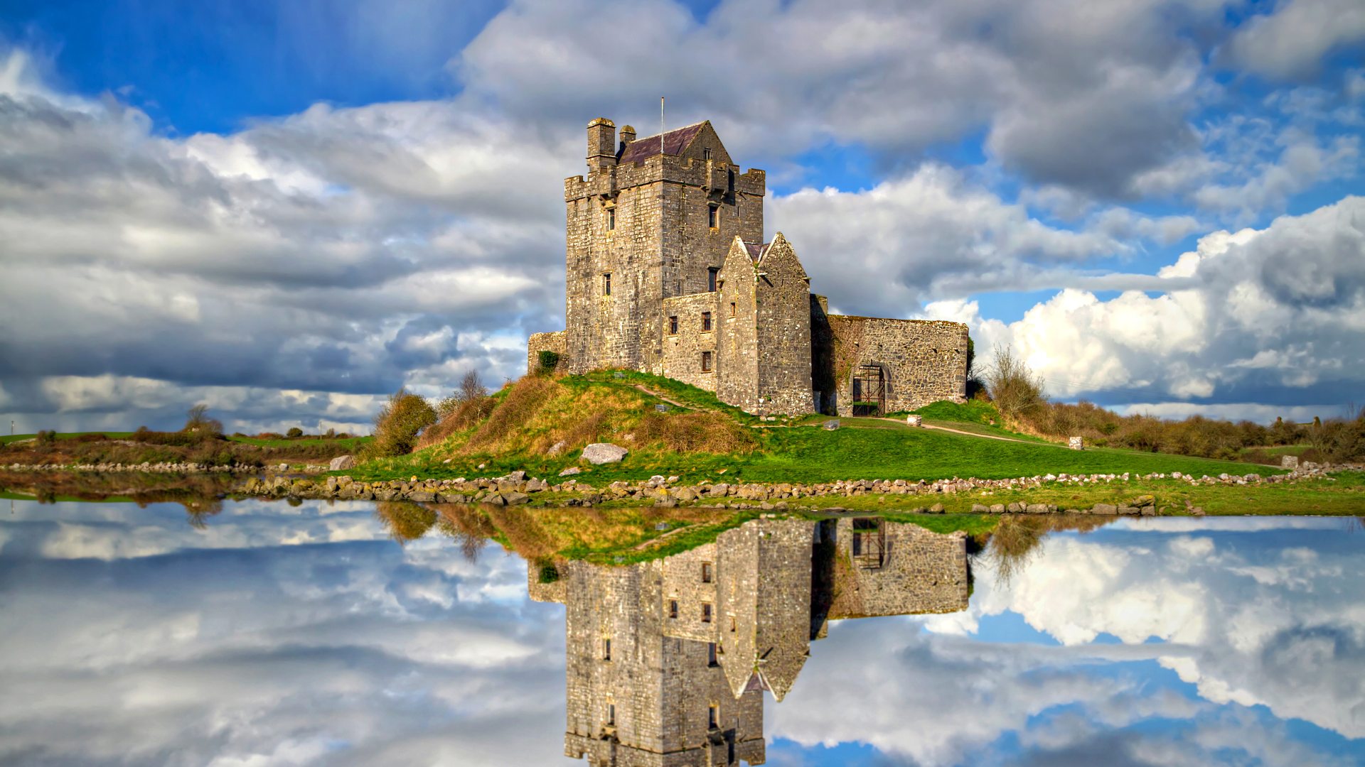 Dunguaire Castle in County Galway, Ireland