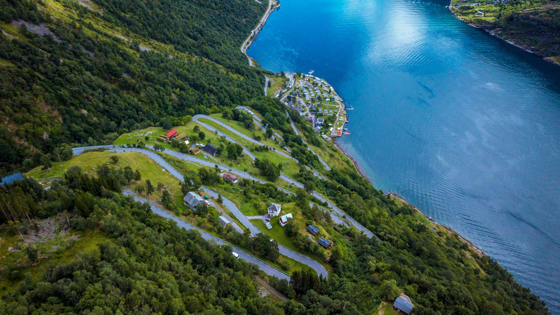 Eagles road, Ornesvingen, Geirangerfjord, Norway