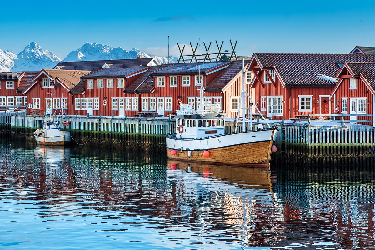 fishing boat in svolvaer