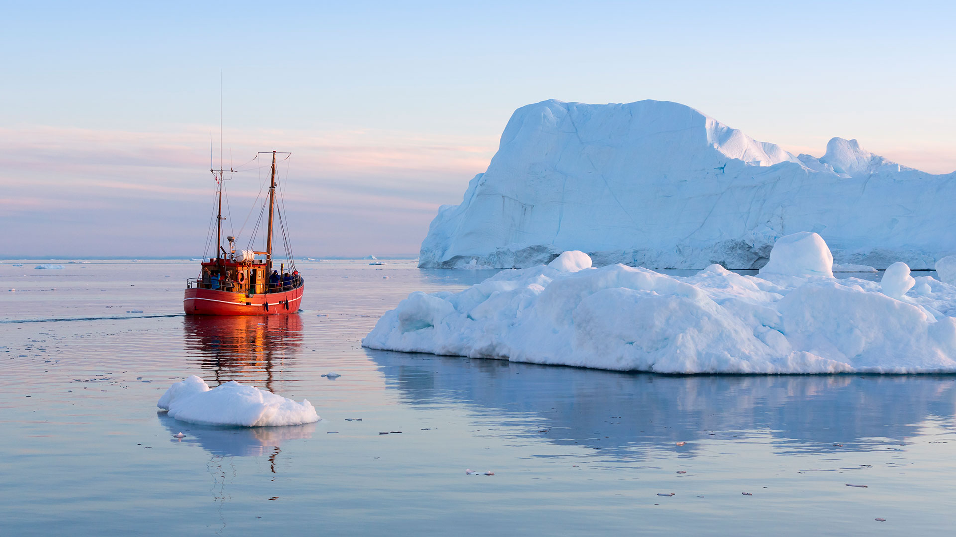 Icebergs in Greenland