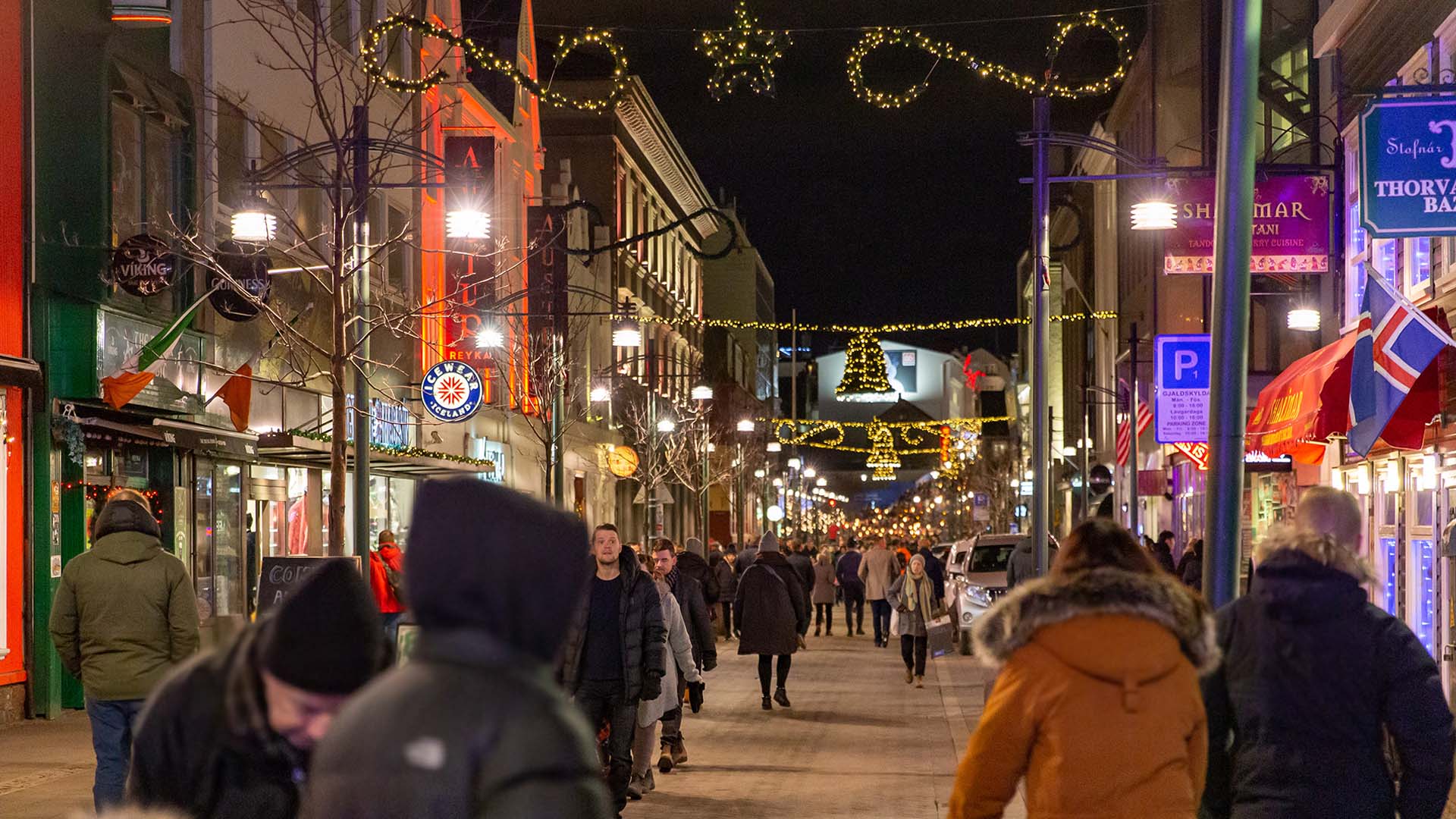 Downtown Reykjavik at Christmas ©nordicvisitor