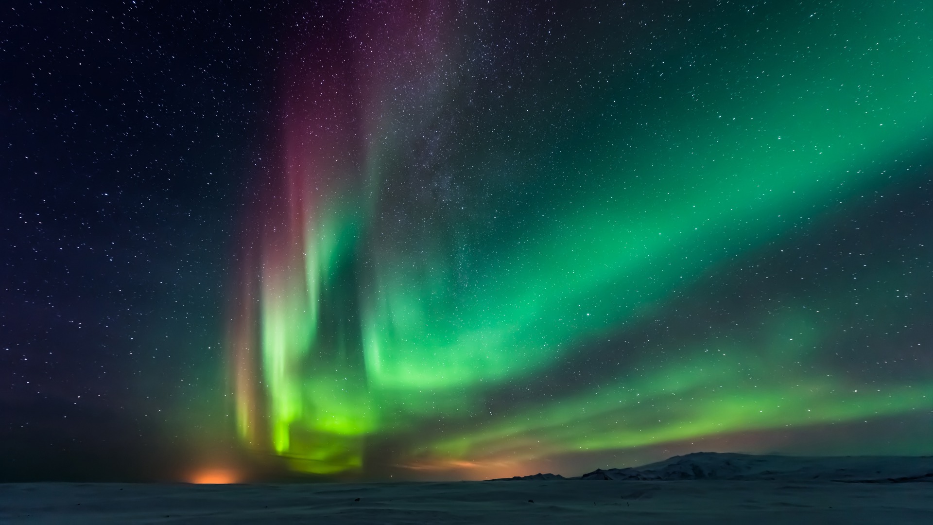 Northern lights in Iceland