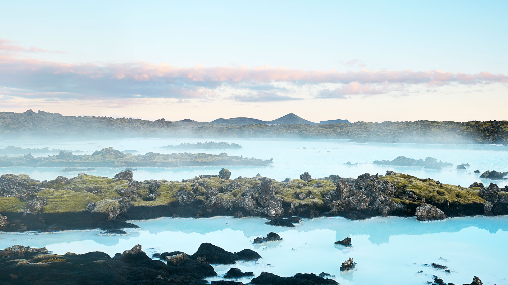 The Blue Lagoon - lava