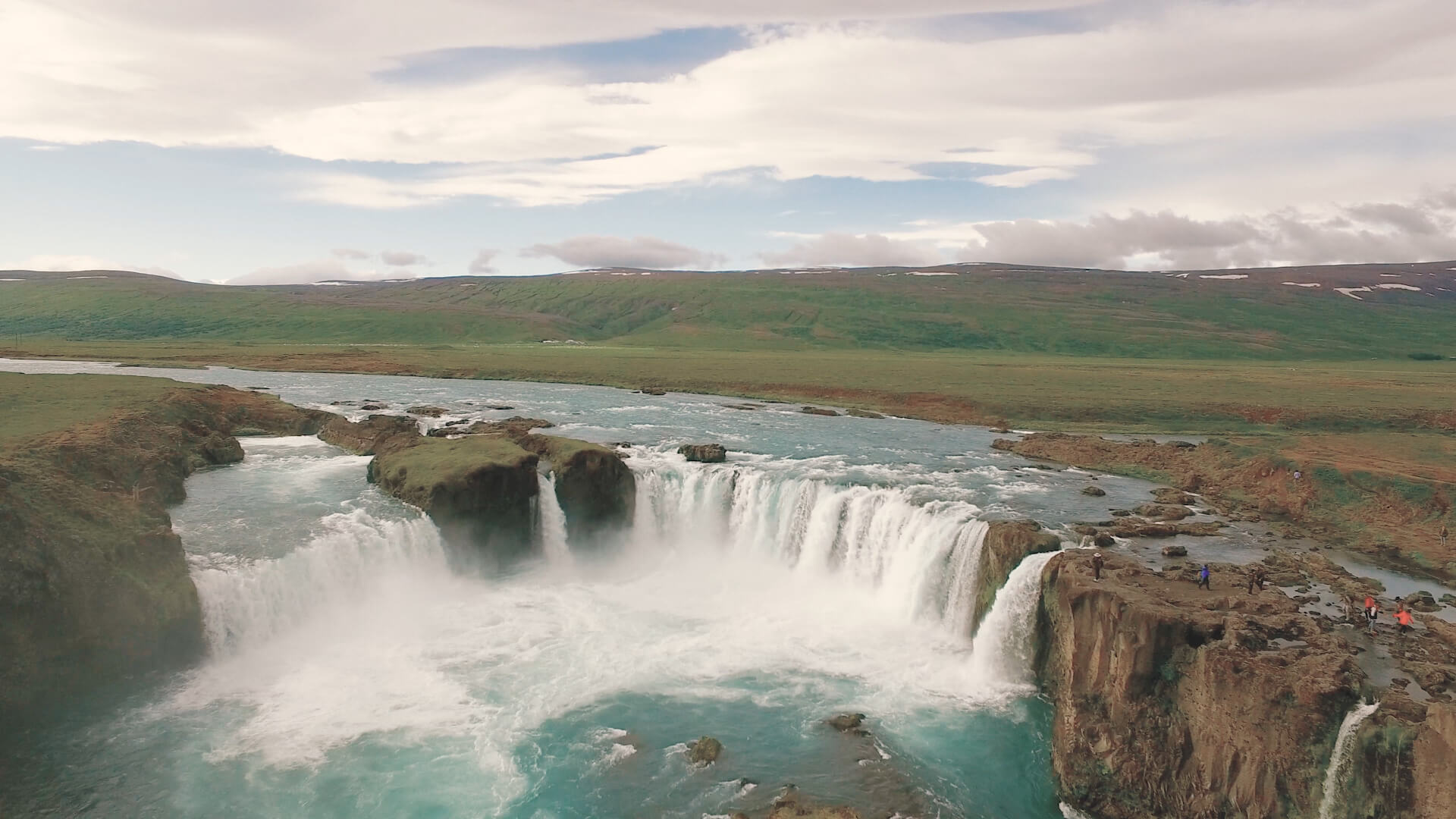Goðafoss Waterfall in South Iceland