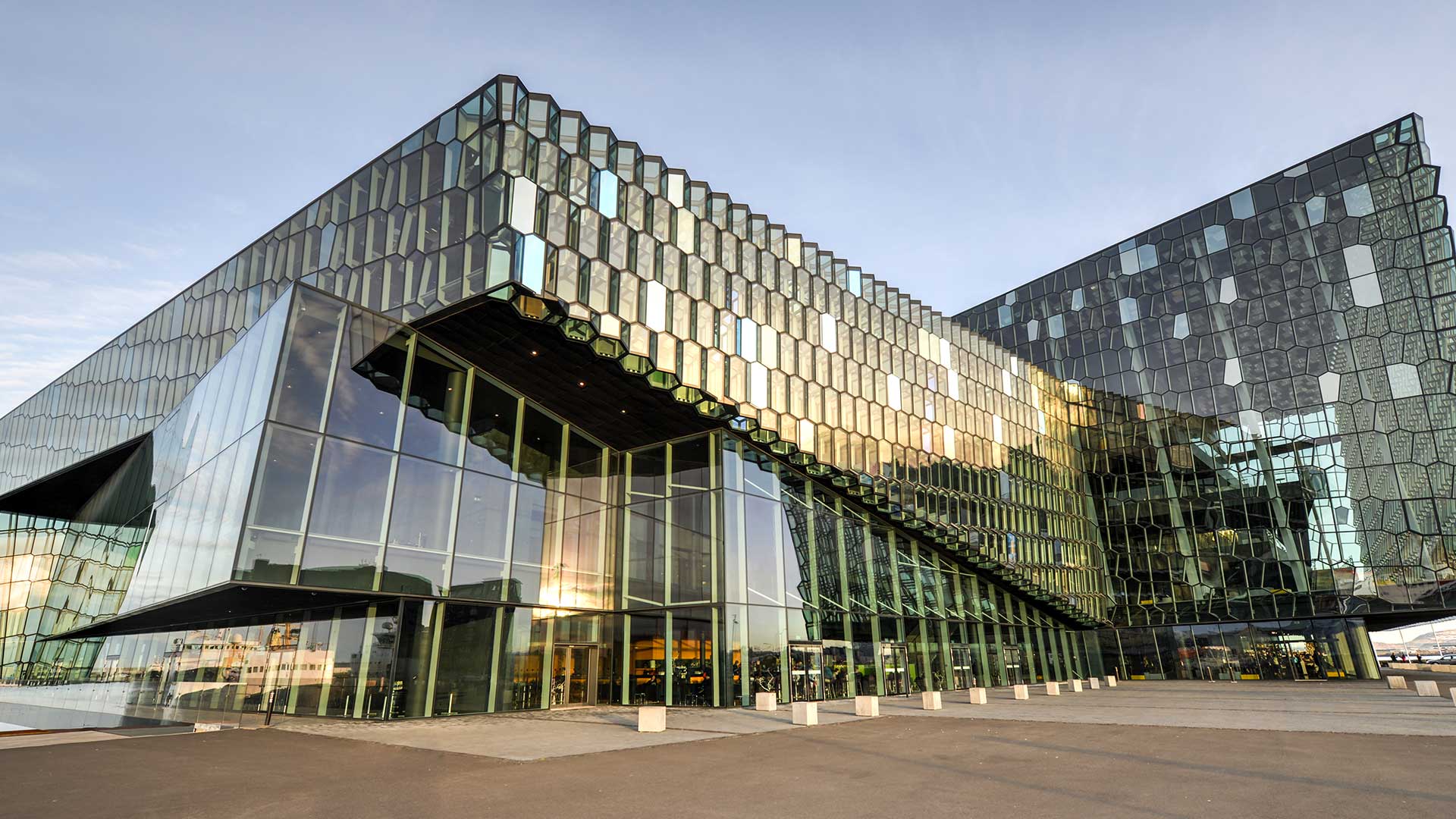 Harpa Concert Hall in Reykjavík