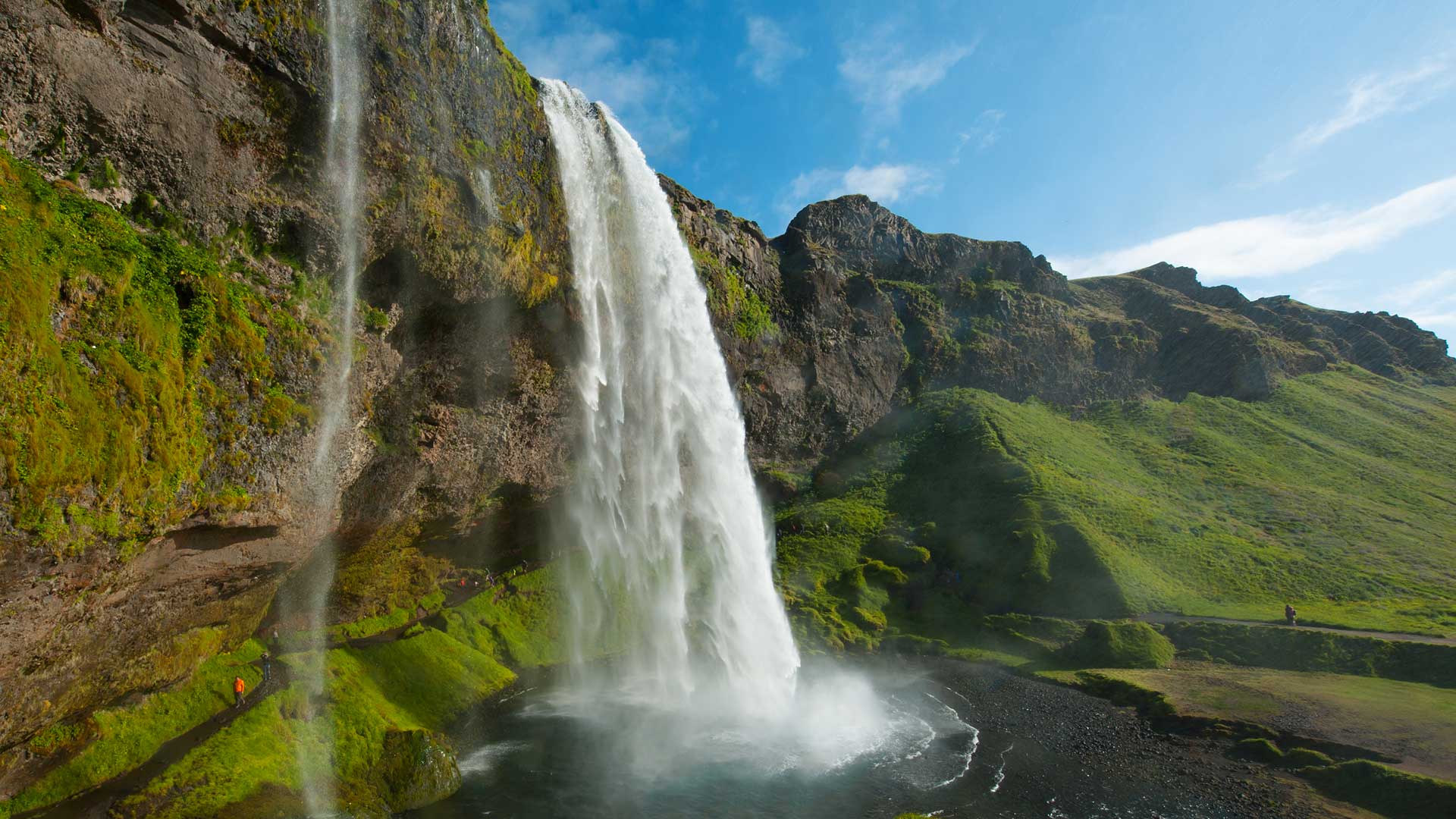 Seljalandsfoss Waterfall in South Iceland