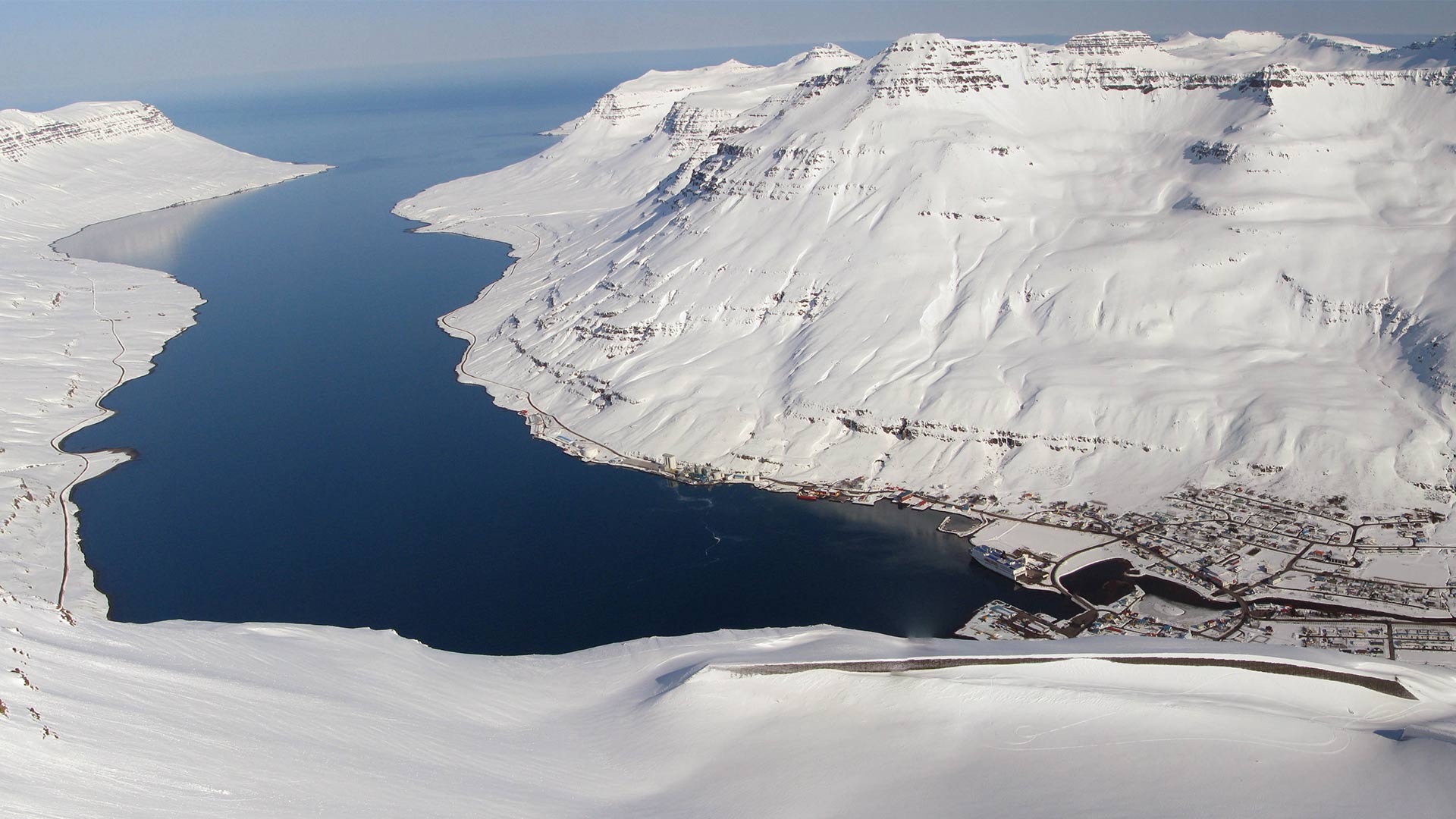 Seyðisfjörður in East Iceland