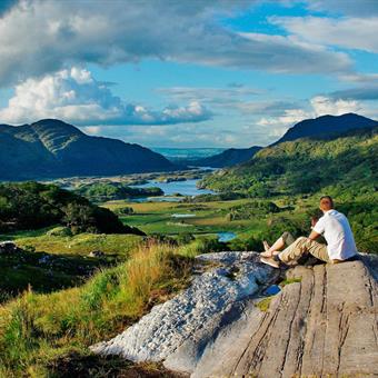 couple at ladys view ring of kerry ireland