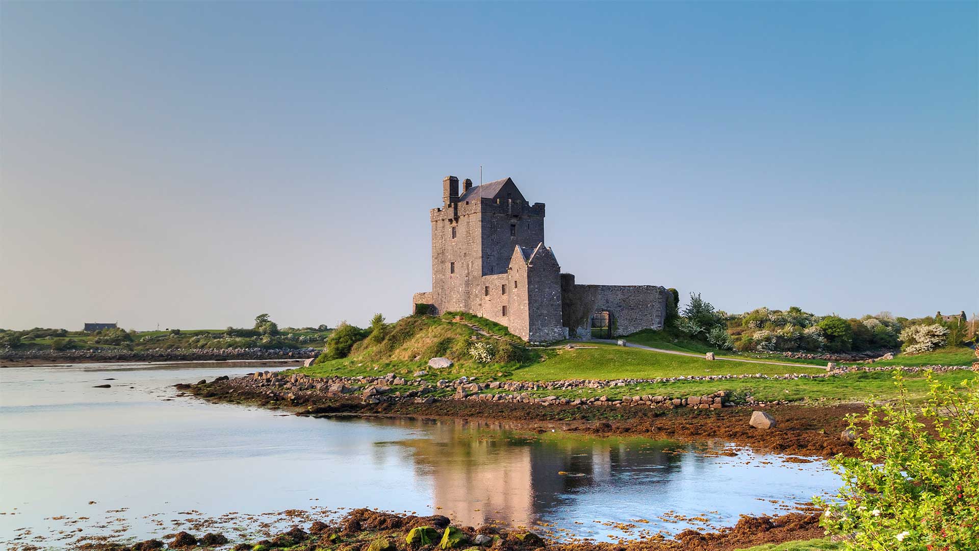Dunguaire Castle in County Galway, Ireland