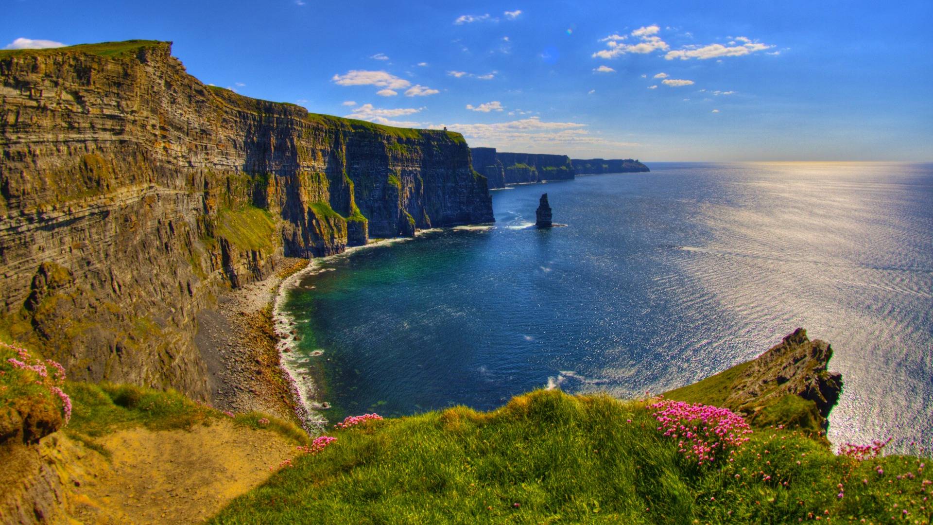 Cliffs of Moher on a spring day