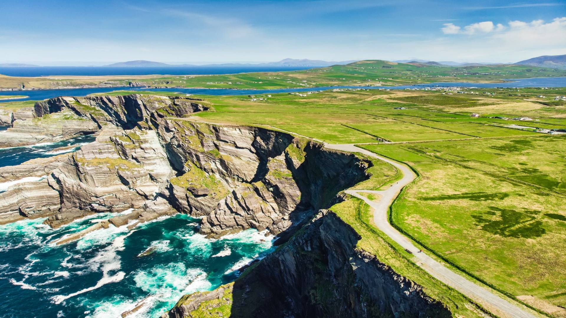 Coastal road on the Ring of Kerry