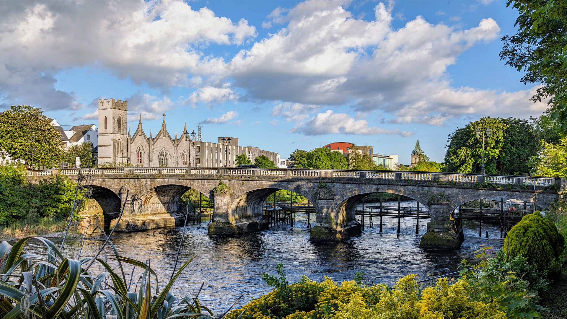 Galway city in Ireland