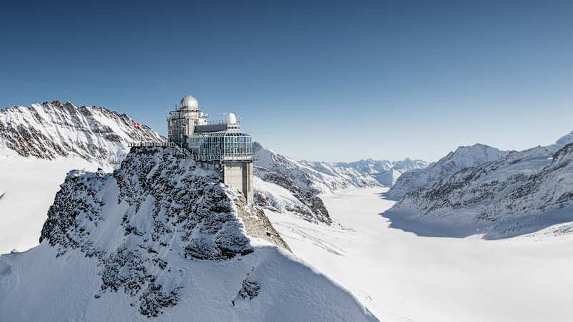 Jungfraujoch Sphinx Gletscher ©alpspass.com