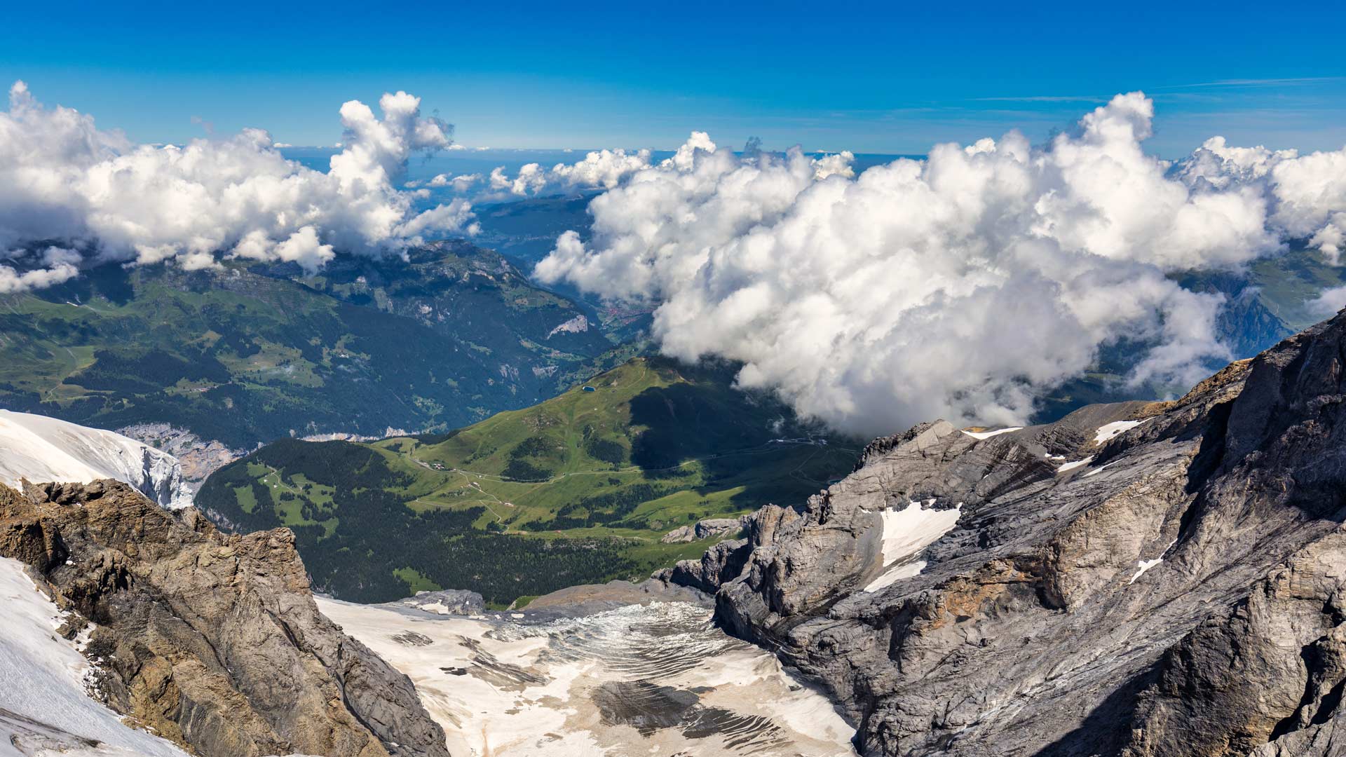 Jungfraujoch scenic views called 'Top of Europe', Switzerland