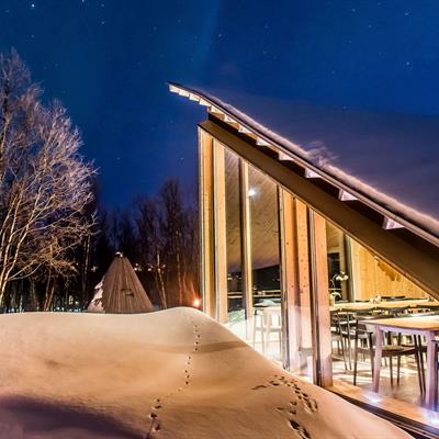 Snowy landscape outside Camp Ripan ©Camp Ripan