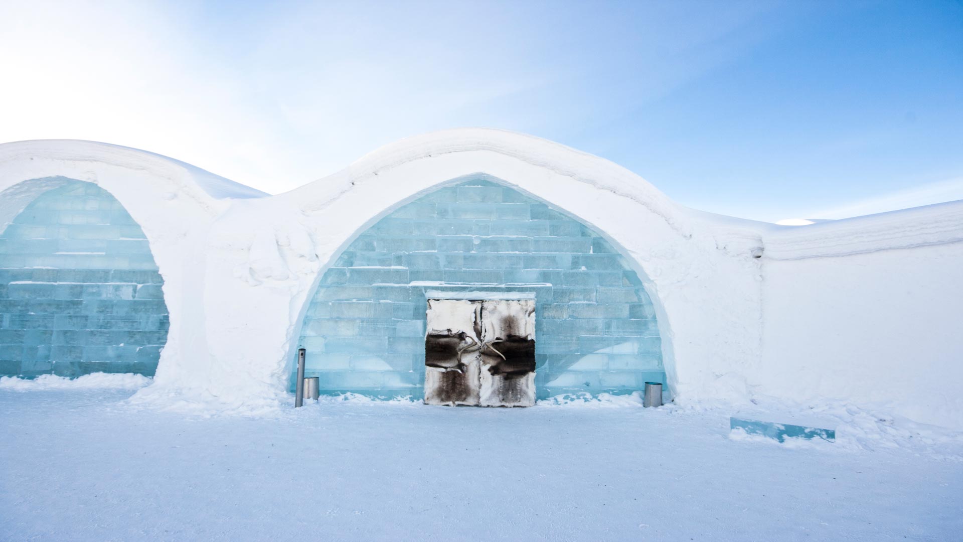 Icehotel Entrance in Lapland