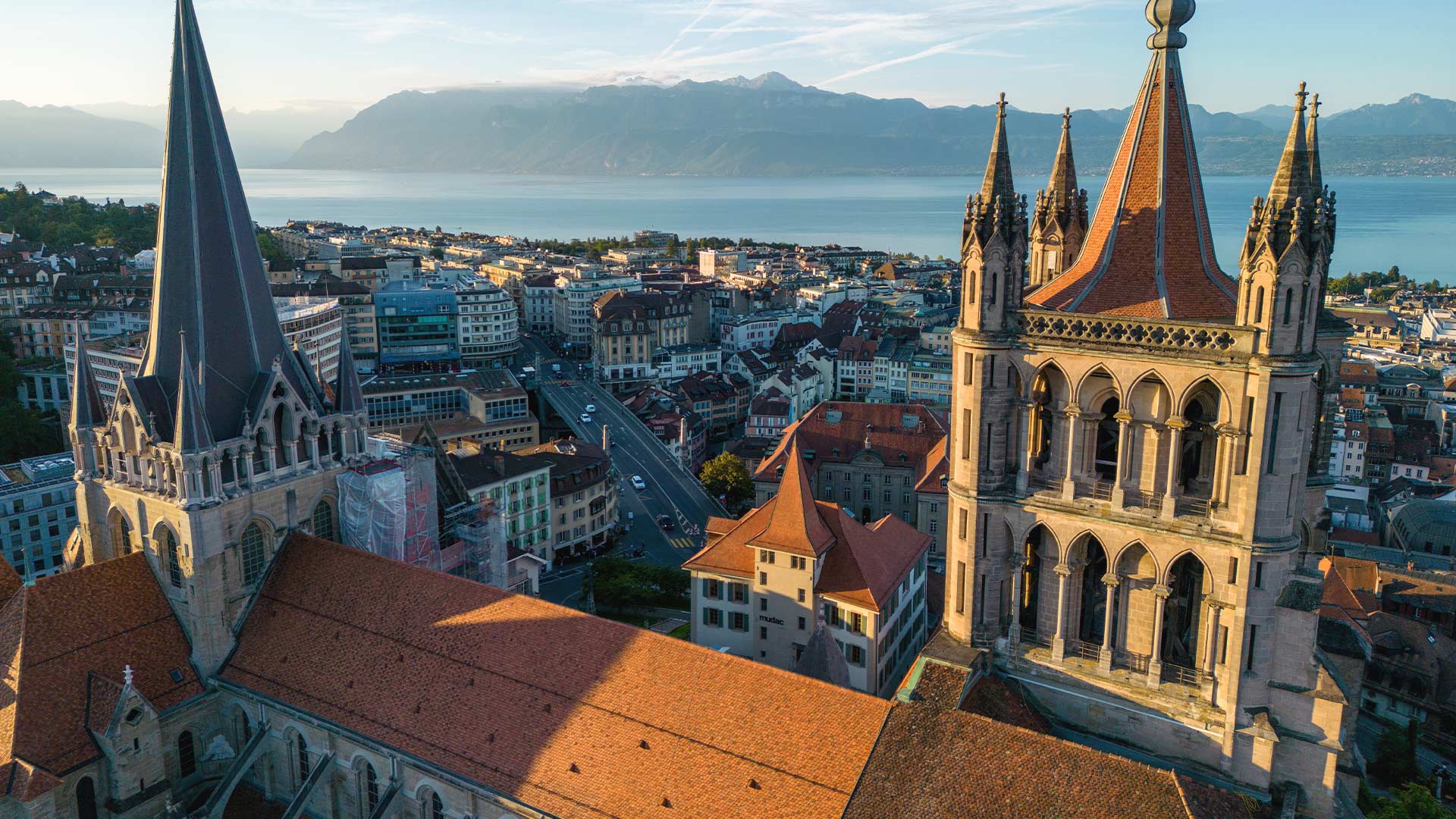 Lausanne city in Switzerland