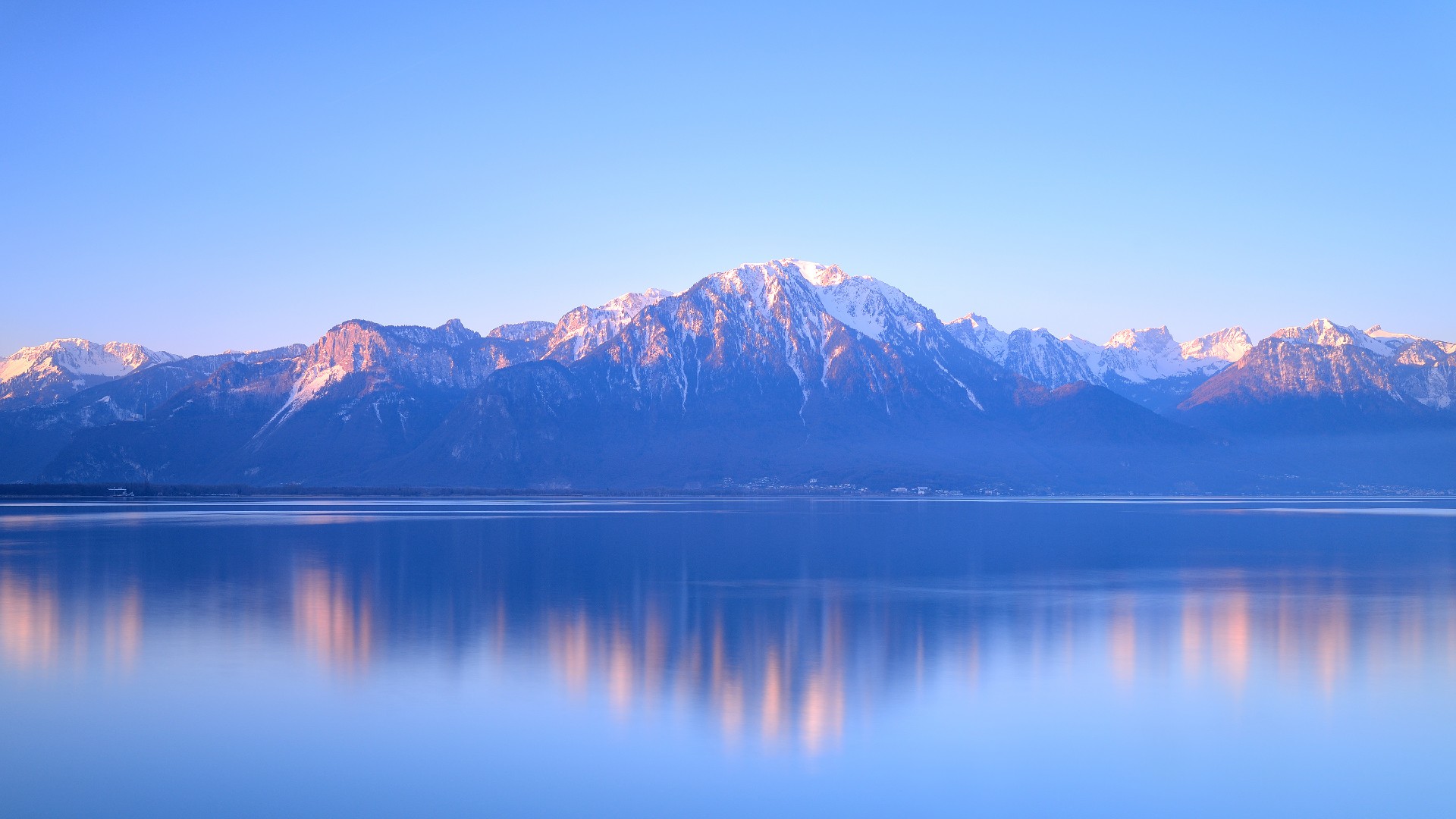 Montreux, Lake Geneva, the Alps