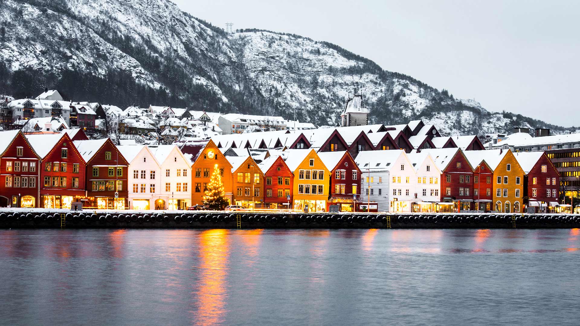 Bryggen in winter - Bergen