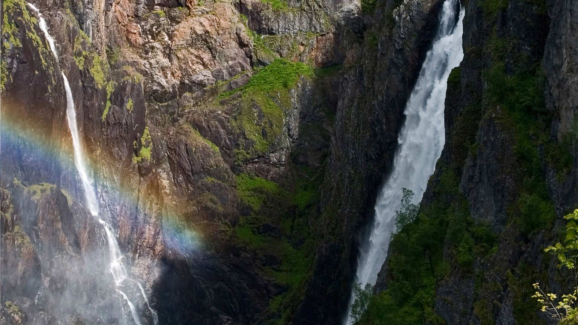 Eidfjord Voringfossen in Norway