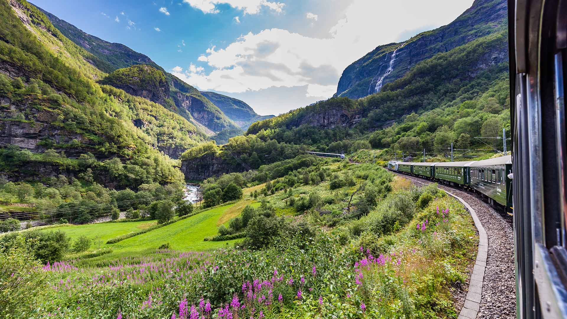 View from the Flåmsbana Railway