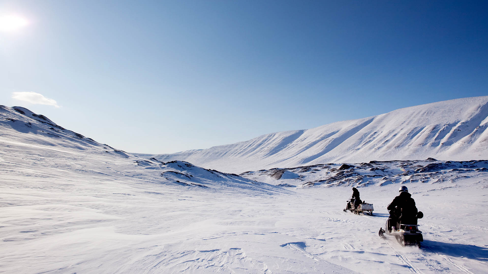Snowmobile in Norway