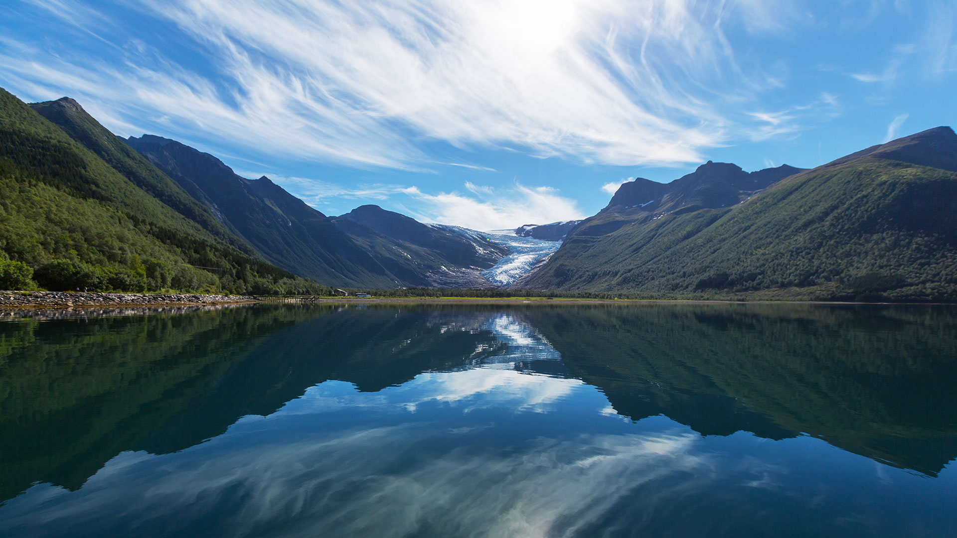 Svartisen Glacier in Norway