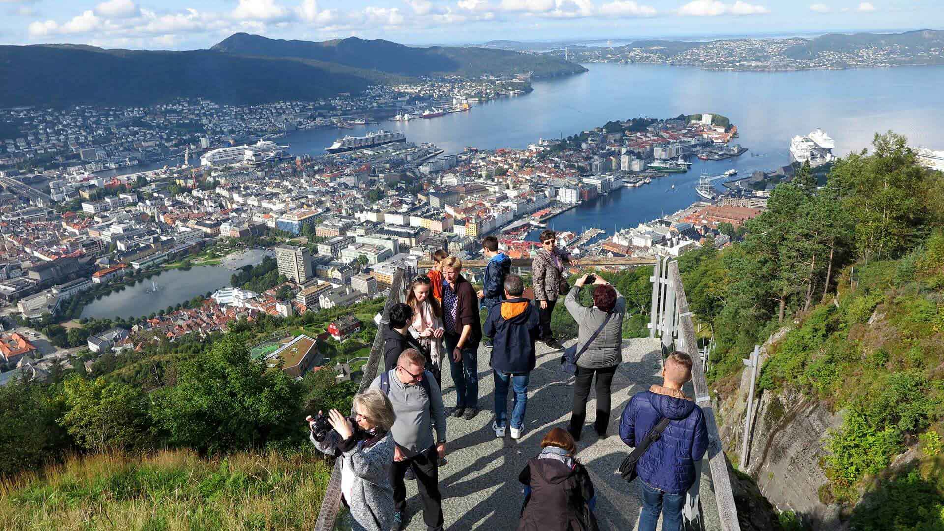 View over Bergen