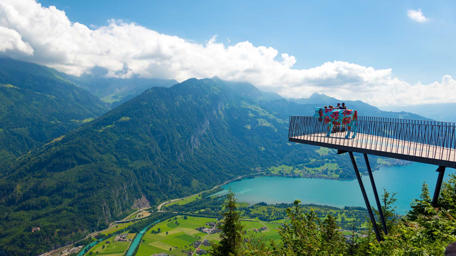 Observation deck in Interlaken