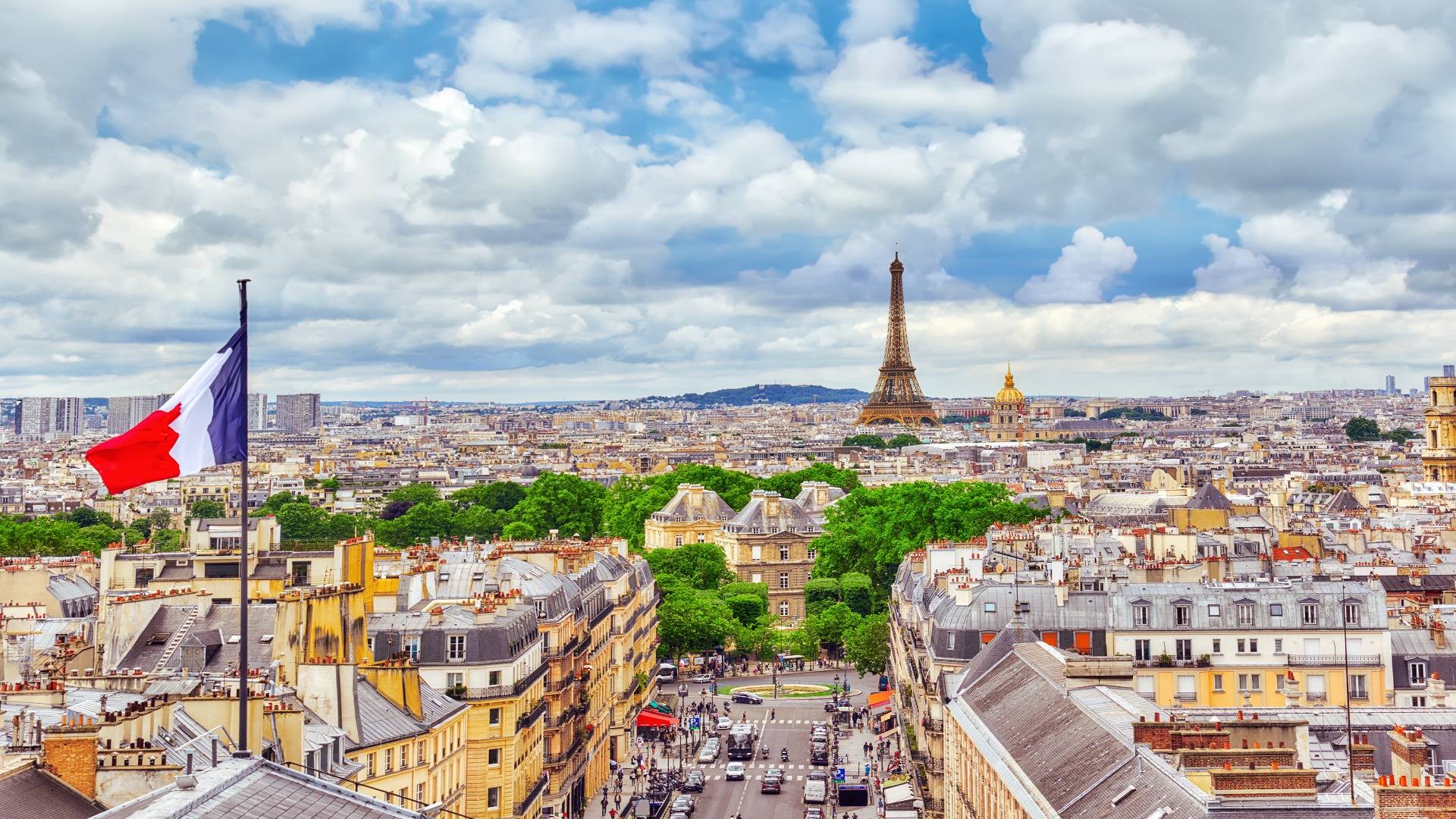 Panoramic view of Paris