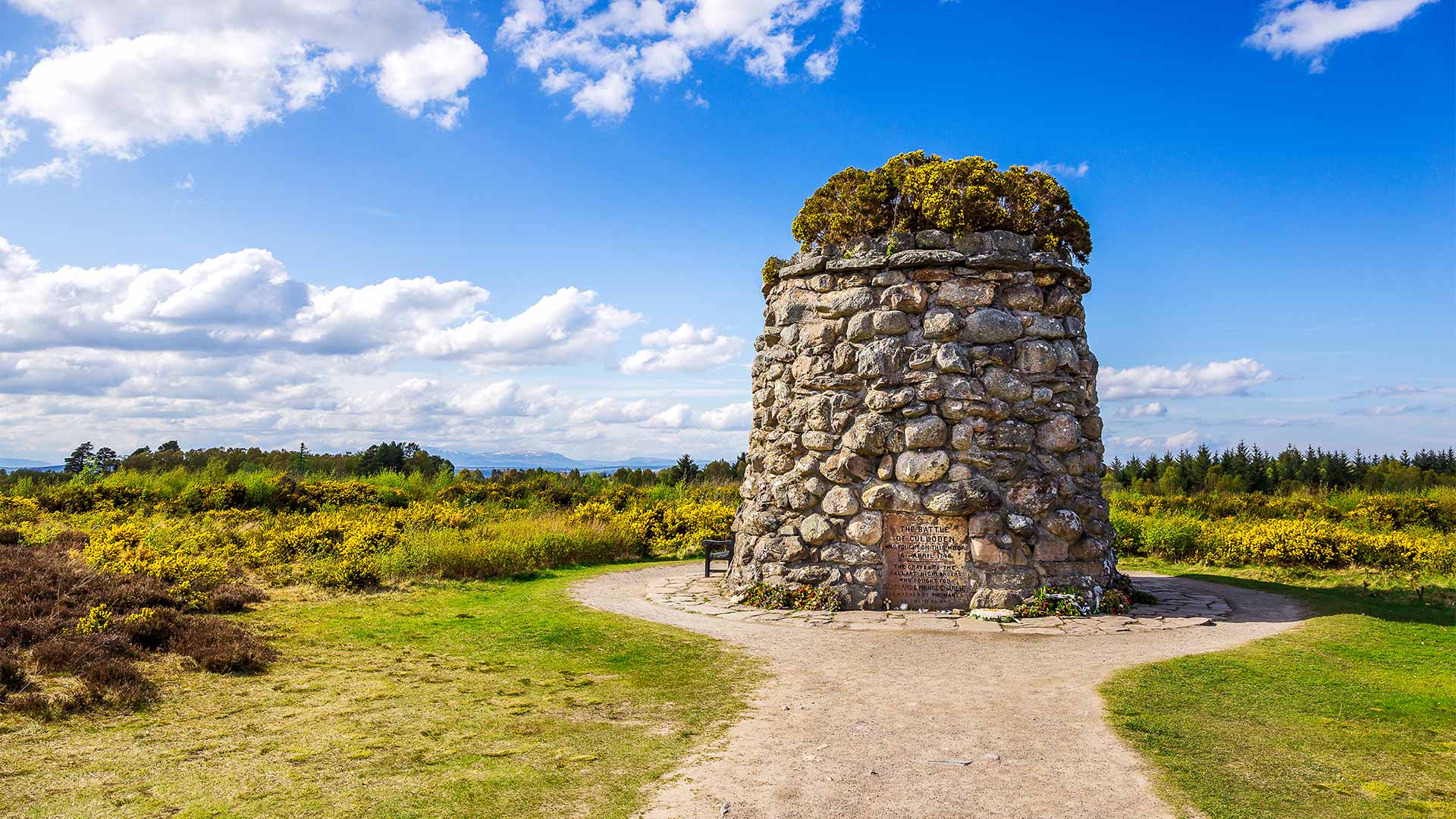 Memorial Cairn at the Battlefield of Culloden
