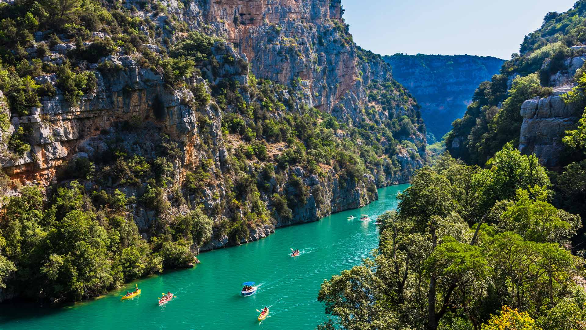 Sentier du Garde Canal, Verdon, Lake Sainte-Croix, Provence