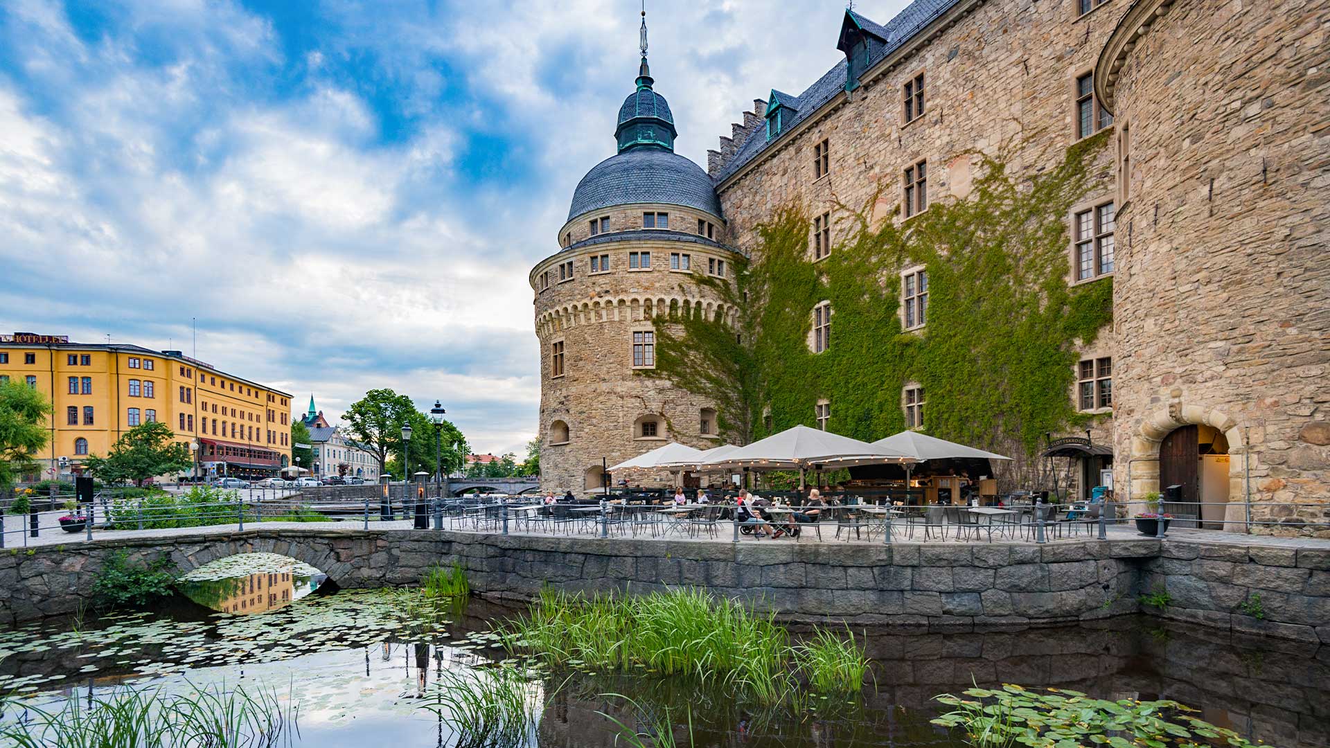 Old medieval castle in Orebro, Sweden