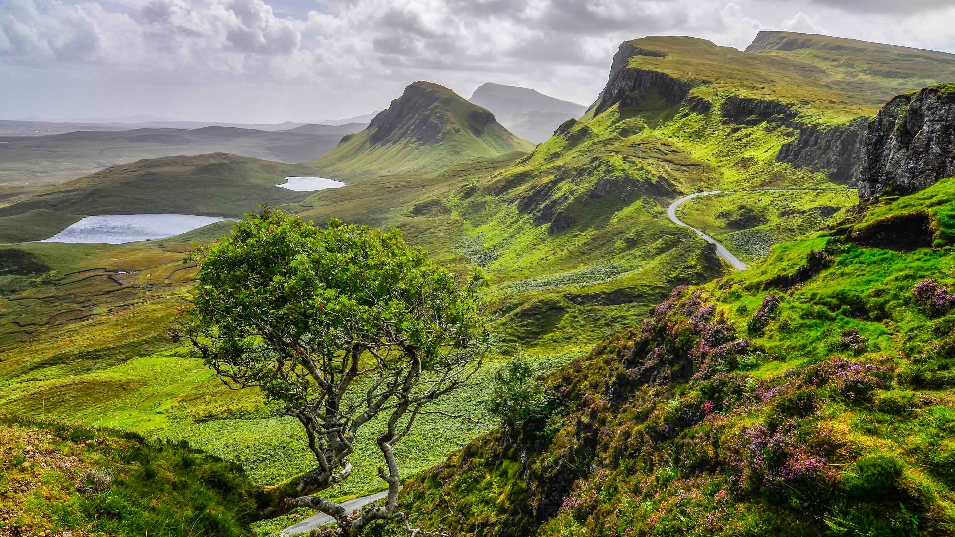 The Quiraing on the Isle of Skye, Scotland