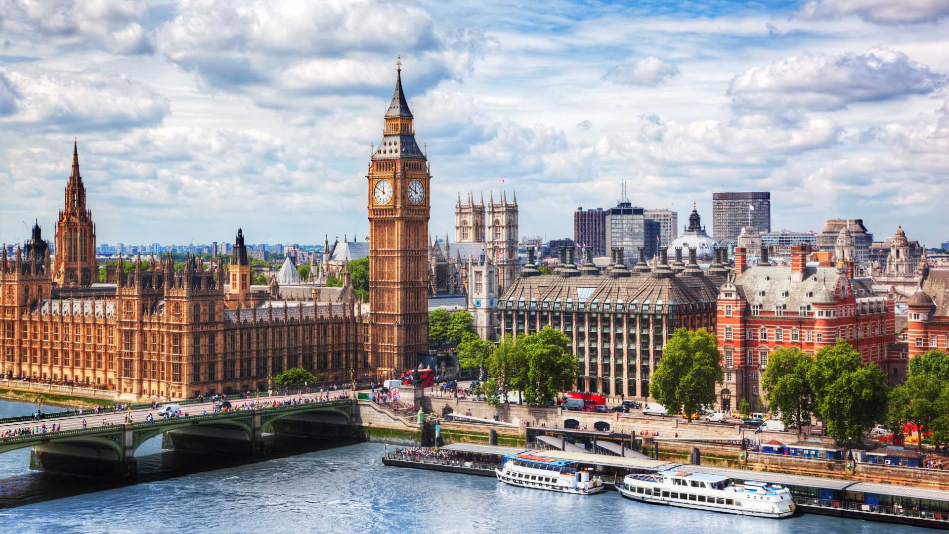 Big Ben and Westminster in London