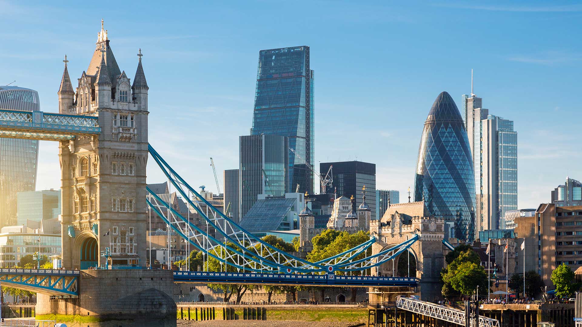 London Financial District Tower Bridge