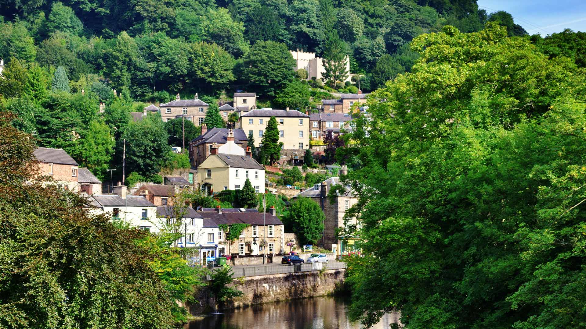 Matlock Bath in Derbyshire, England
