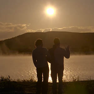 Sunset in North Iceland