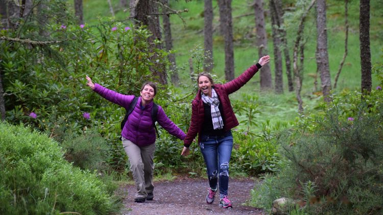 Hike at Bruar Falls