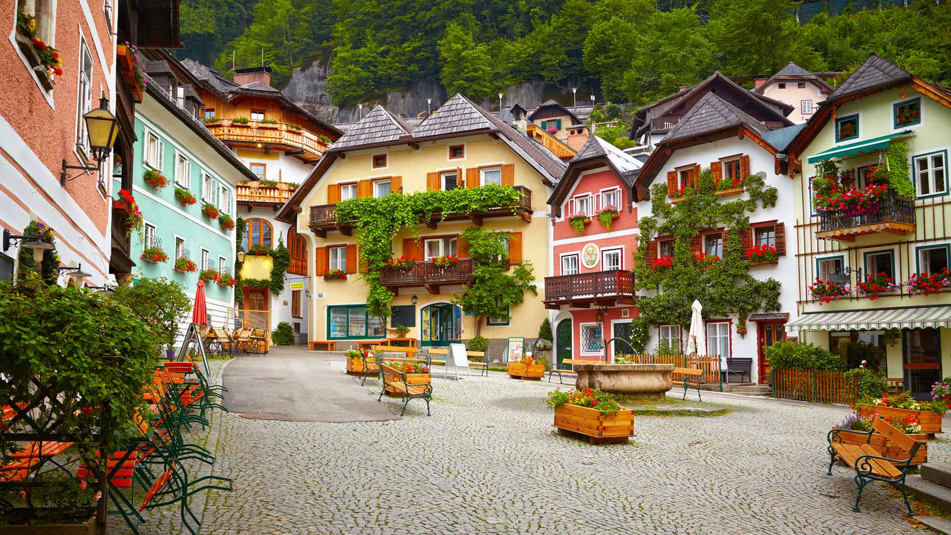 Town Square in Hallstatt