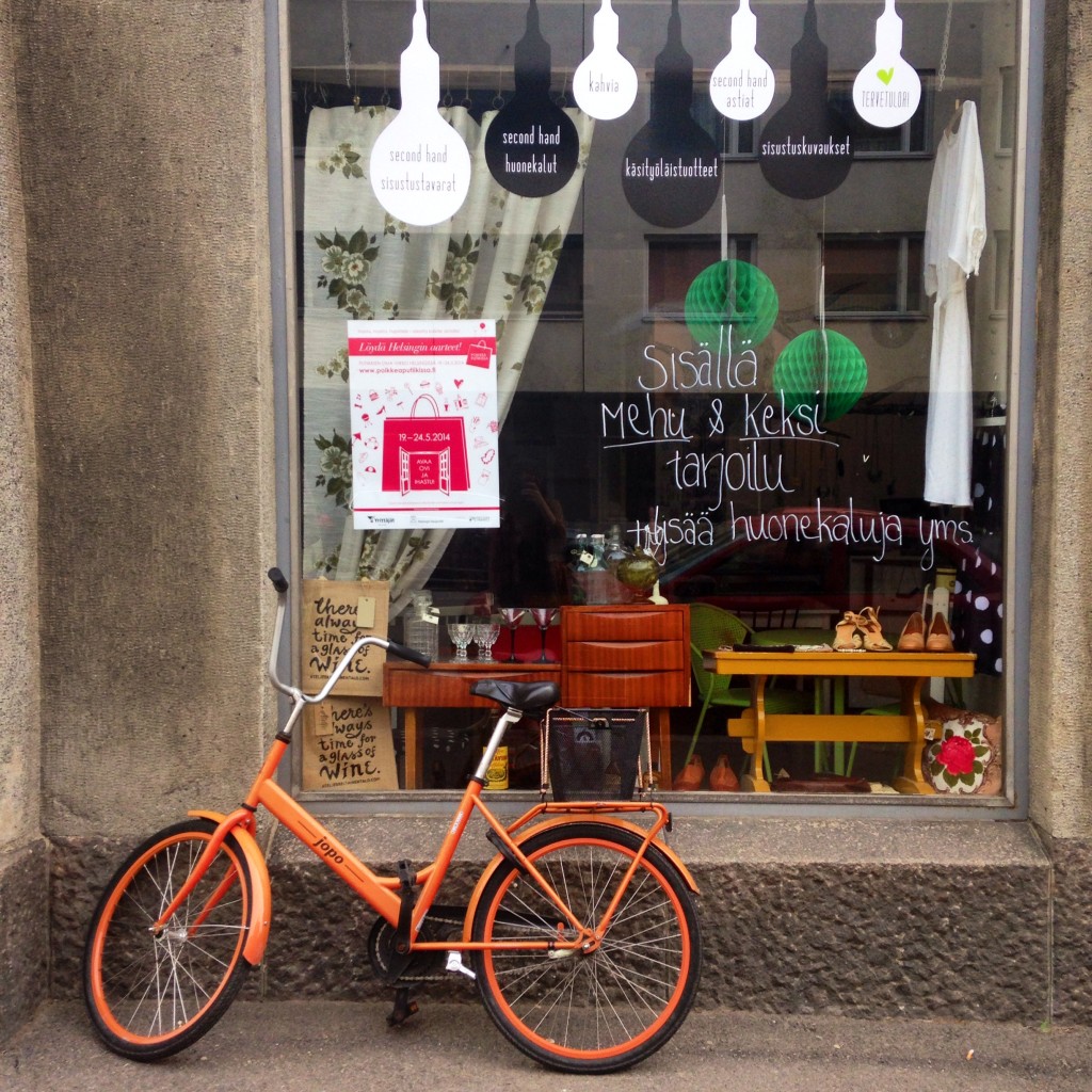A cute design boutique and cafe in the Kallio neighbourhood.