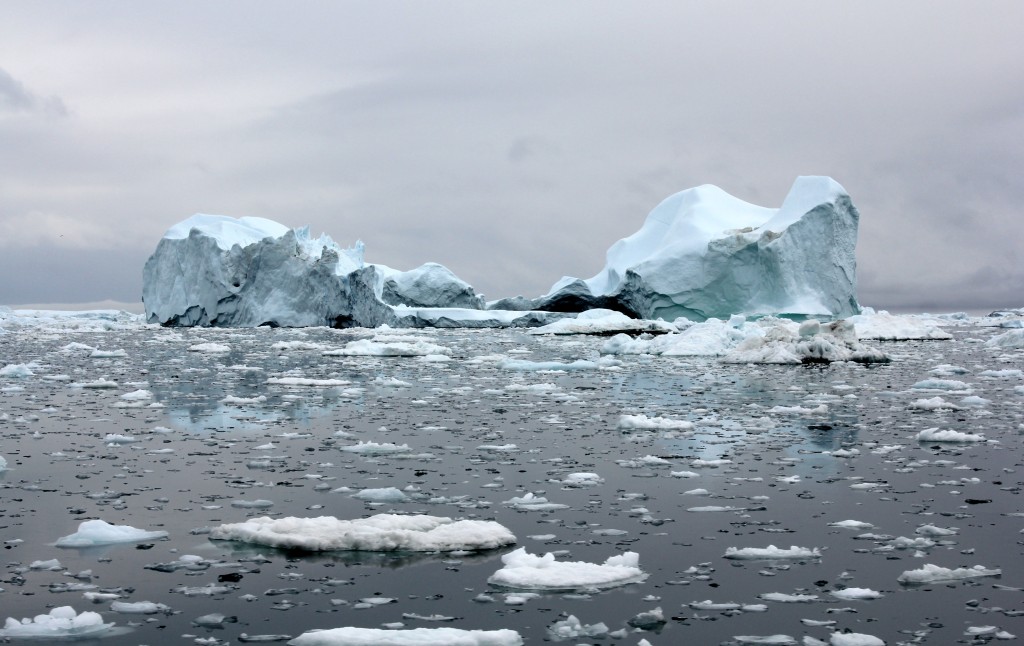 icebergs in Ilulissat