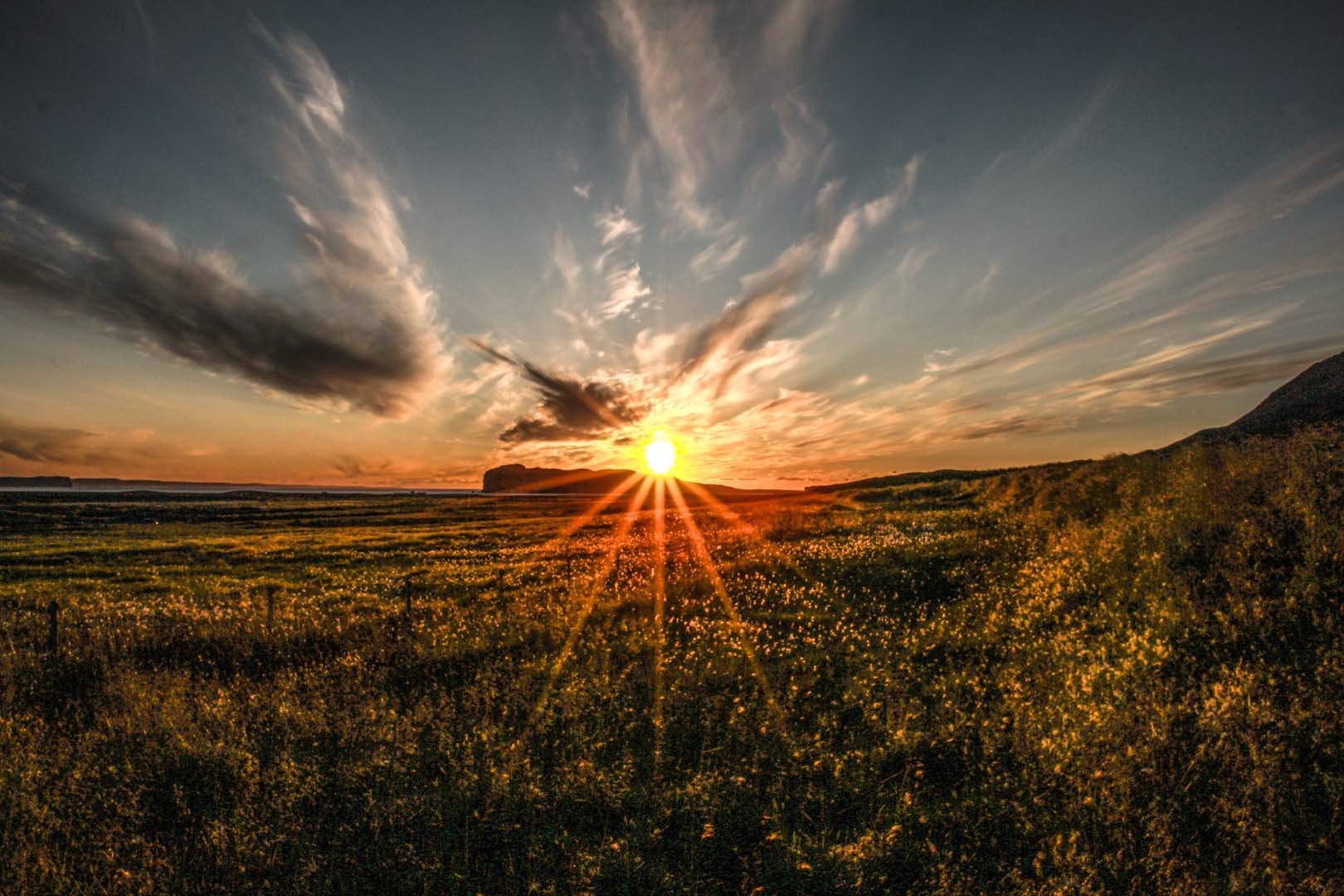 2015 04 skagafjordur sunset