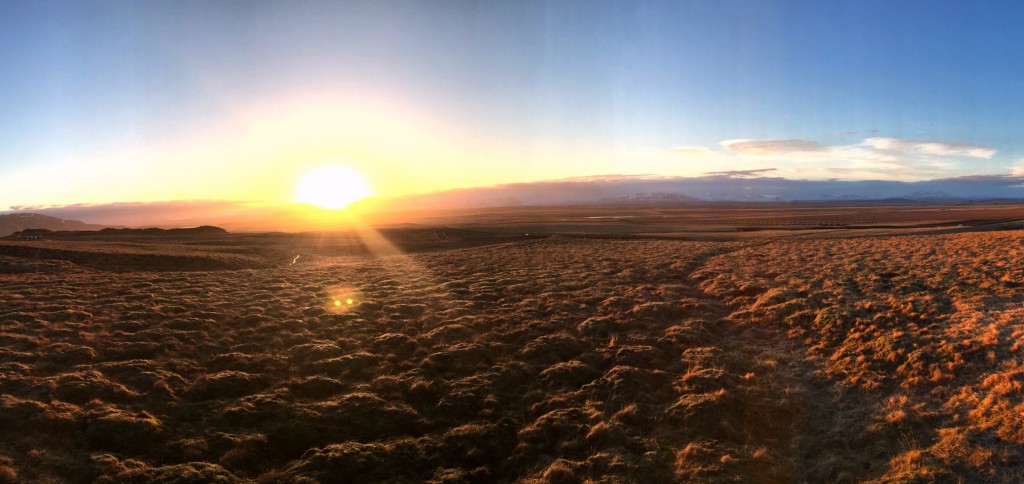 Iceland midnight sun