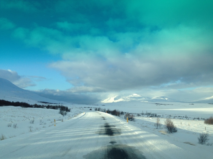 driving to Hjalteyri