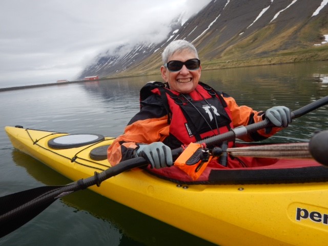 kayaking off Ísafjörður