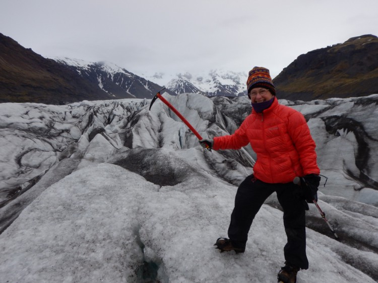glacier walk at Skaftafell